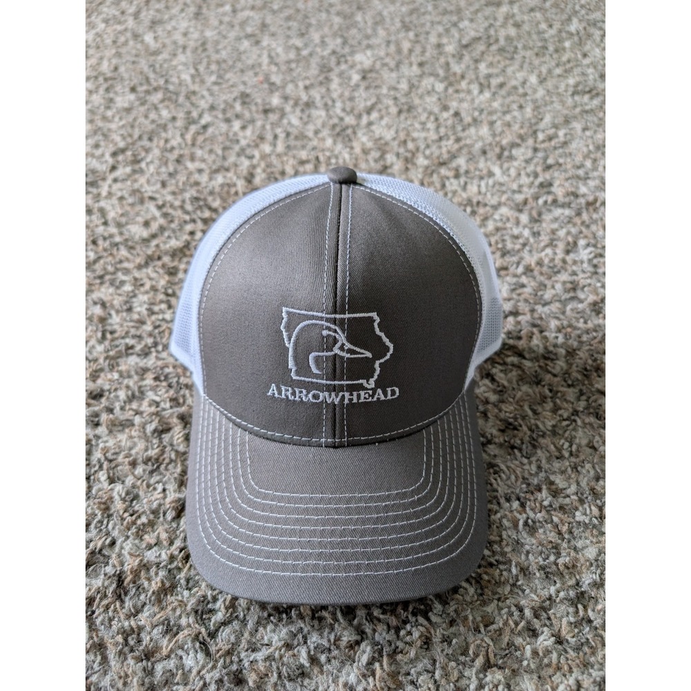 Dorfman Pacific Ducks Unlimited Arrowhead IA Patch Snapback Hat Trucker Cap NWOT
